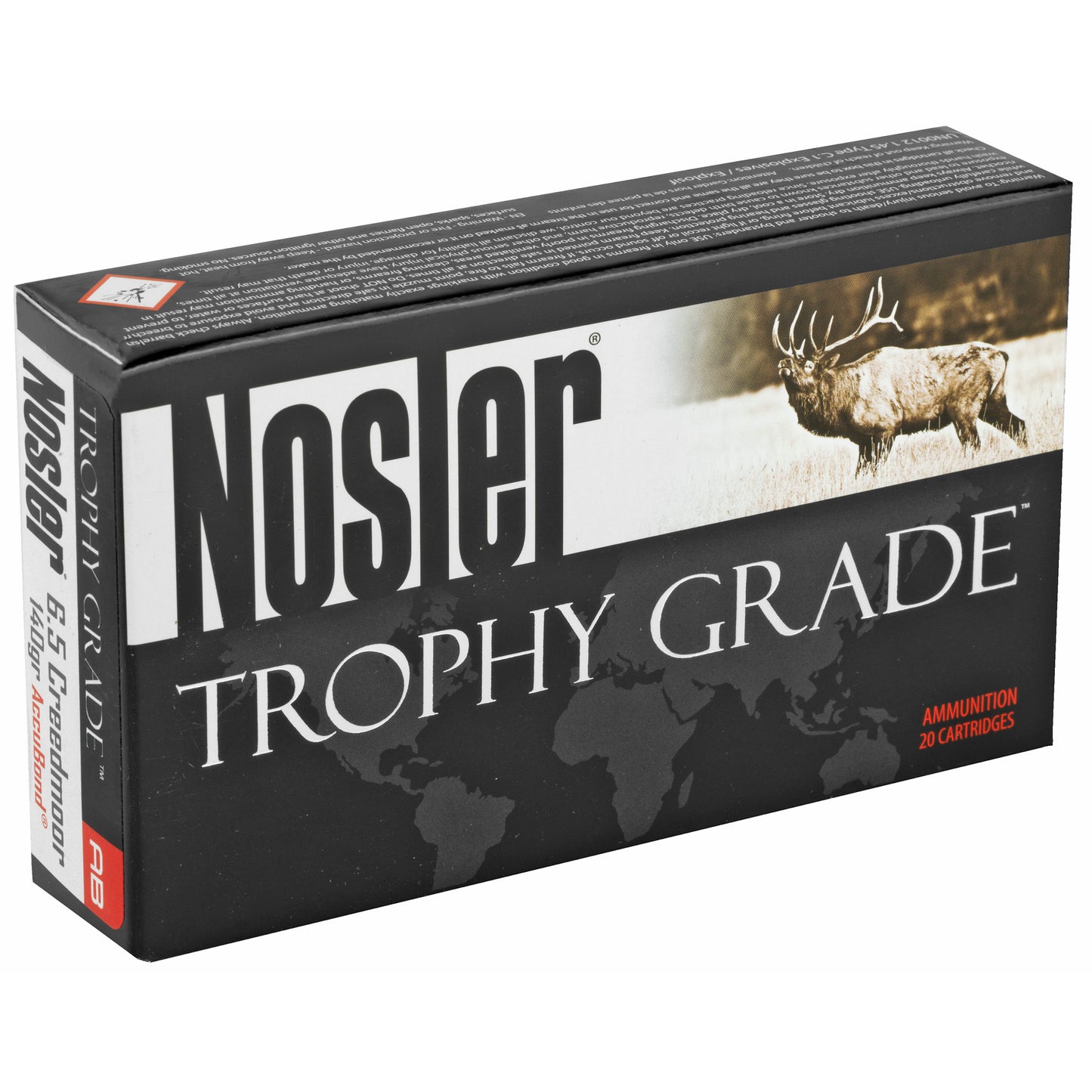 NOSLER 6.5 CREEDMOOR 140GR AB 20/200