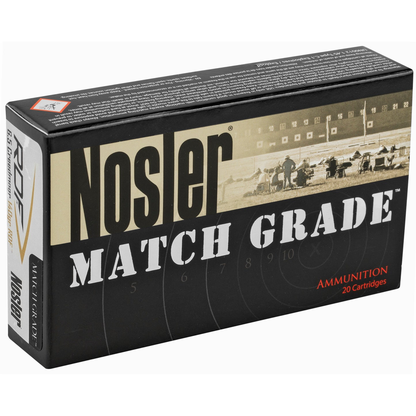 NOSLER 6.5CRD 140GR RDF HPBT 20/200