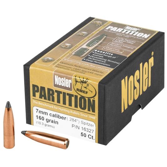 NOSLER 7MM 160GR SP PARTITION 50CT