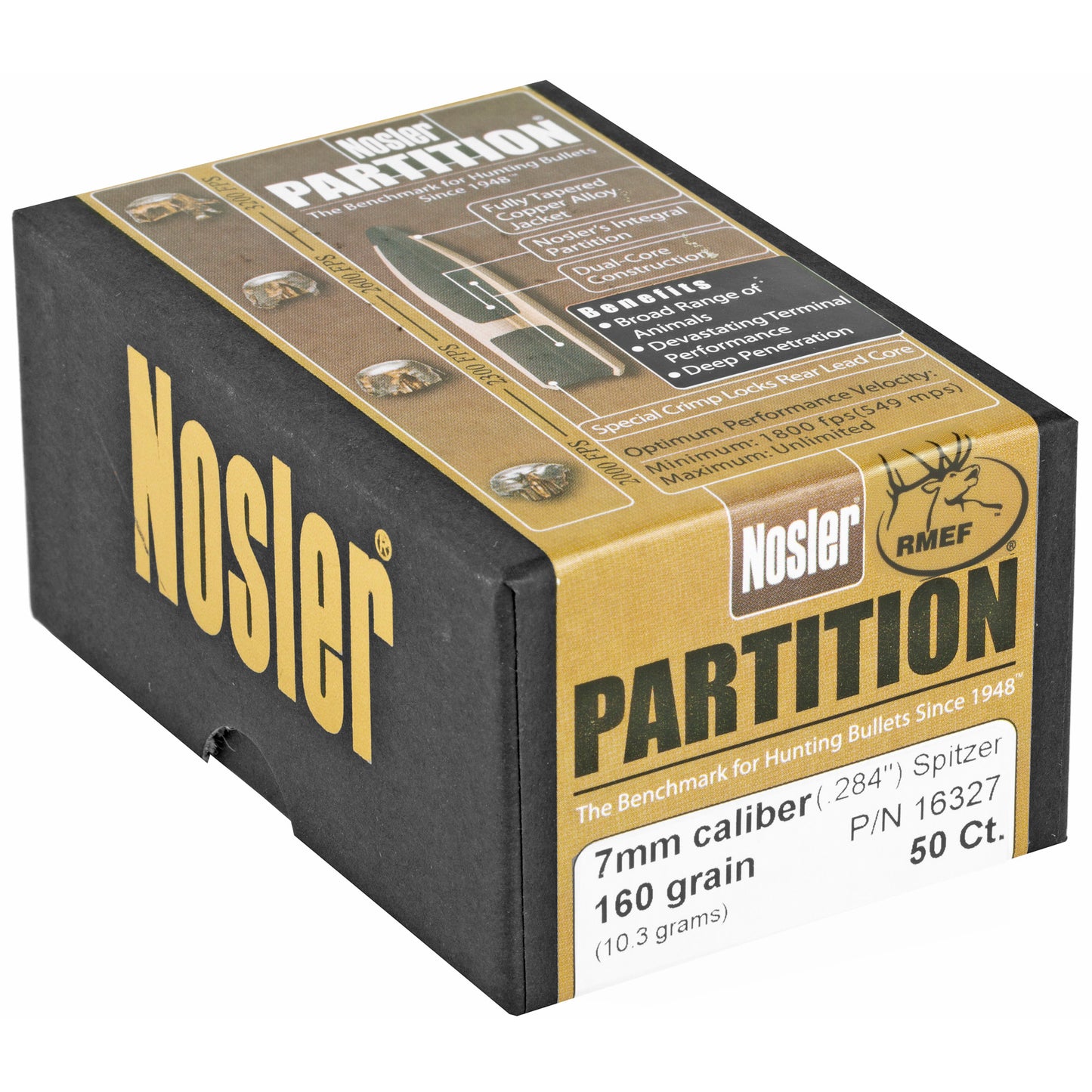 NOSLER 7MM 160GR SP PARTITION 50CT