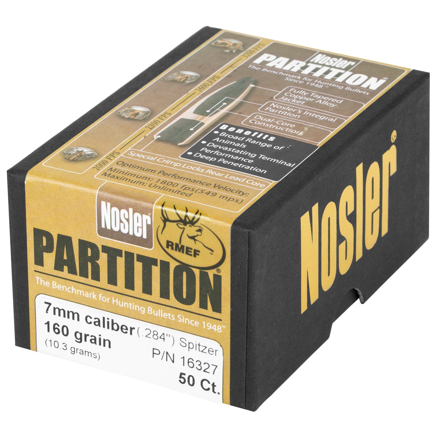 NOSLER 7MM 160GR SP PARTITION 50CT