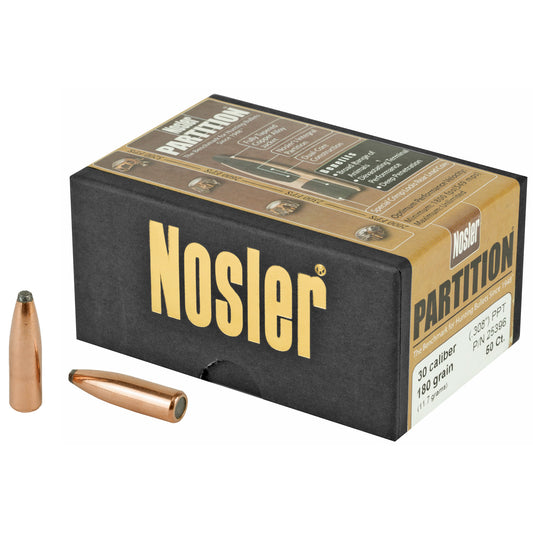 NOSLER 30 CAL 180GR PPT PART. 50CT