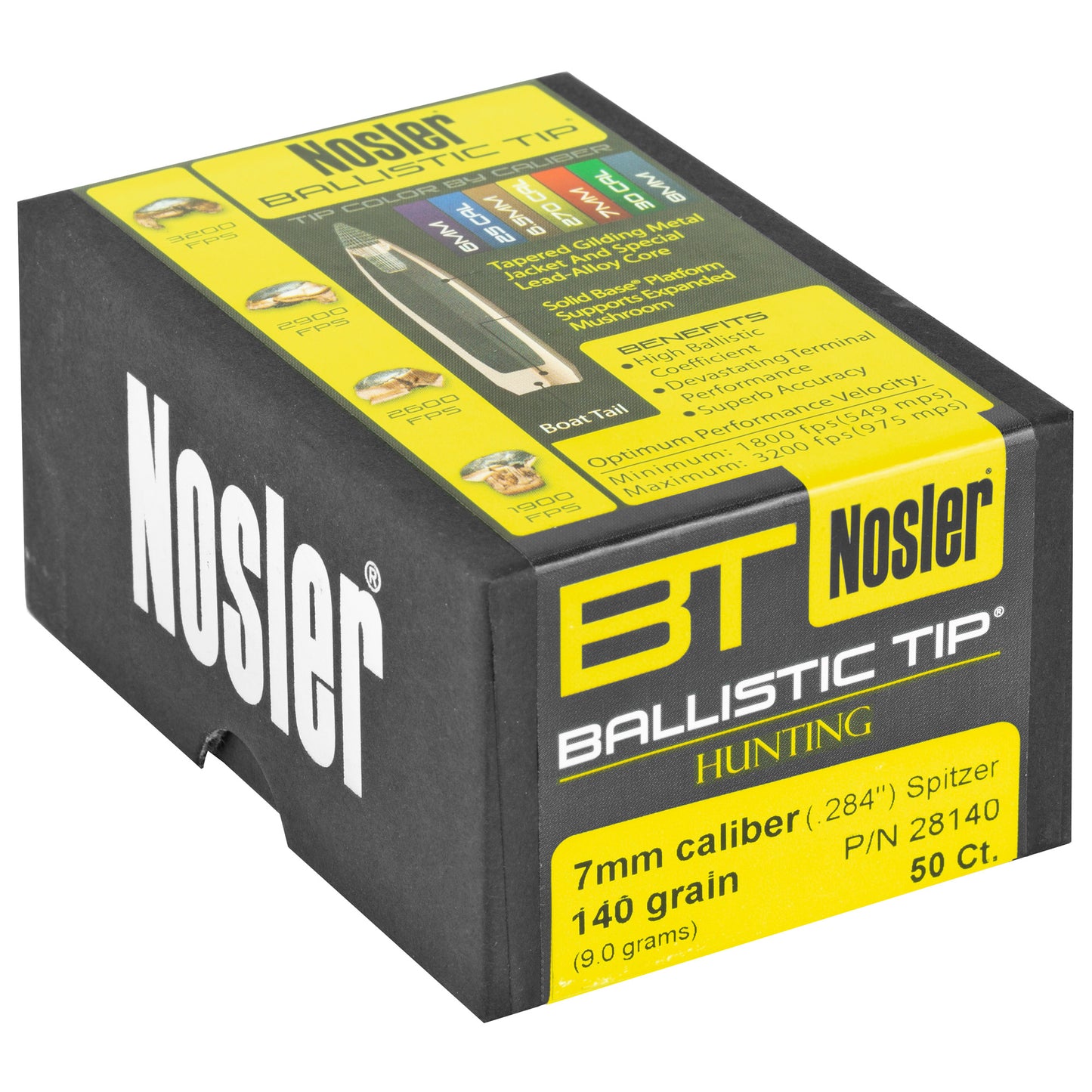 NOSLER 7MM 140GR BALLISTIC TIP 50CT