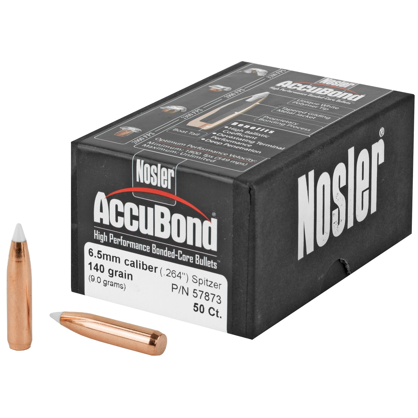 NOSLER 6.5MM 140GR ACCUBOND 50CT