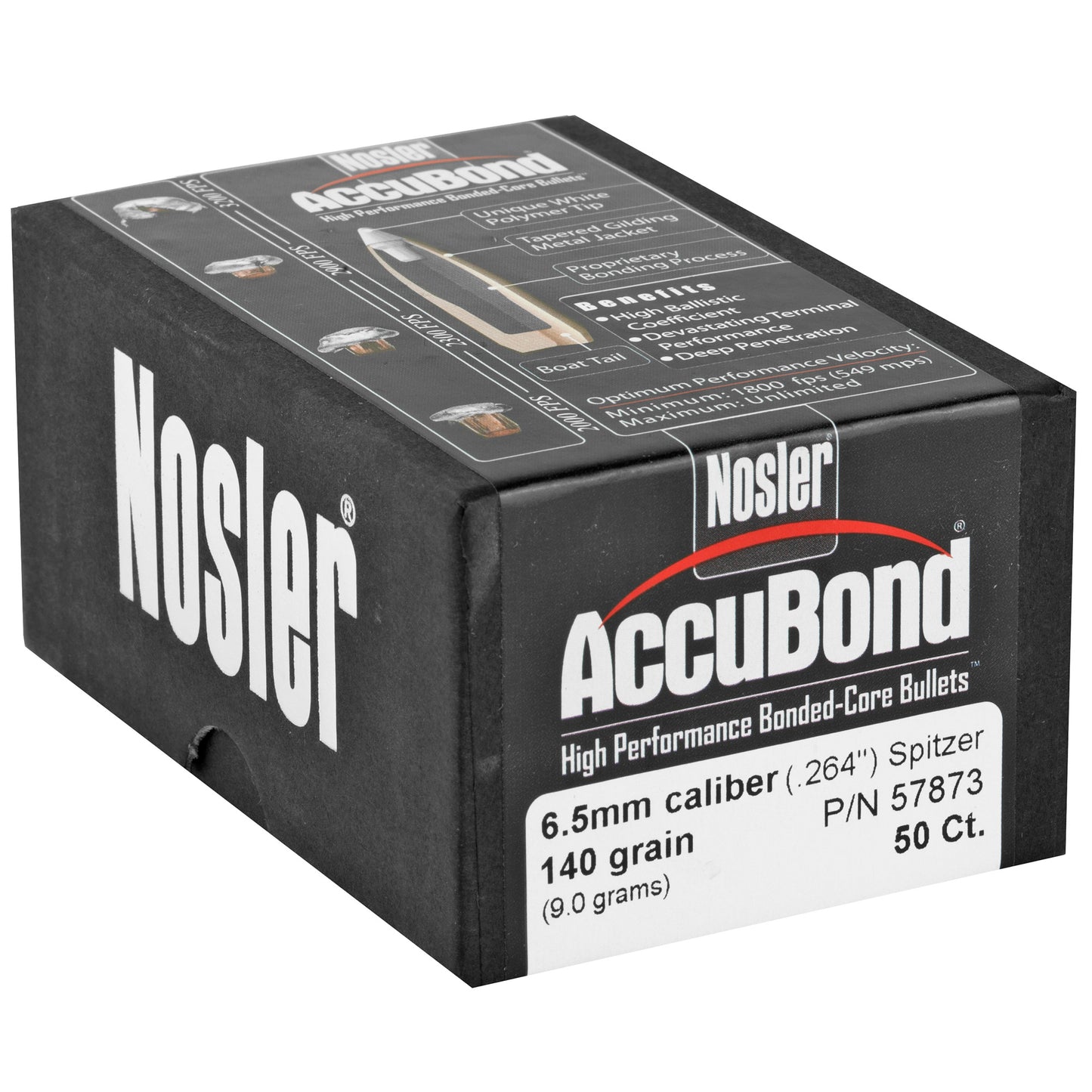 NOSLER 6.5MM 140GR ACCUBOND 50CT