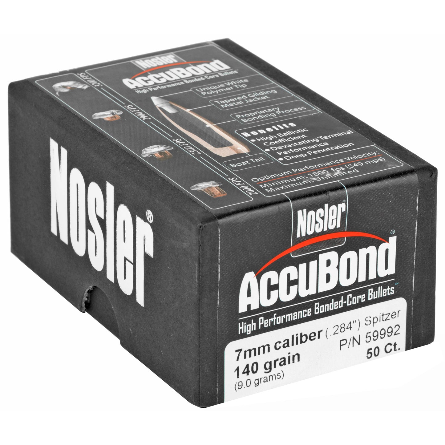 NOSLER 7MM 140GR ACCUBOND 50CT