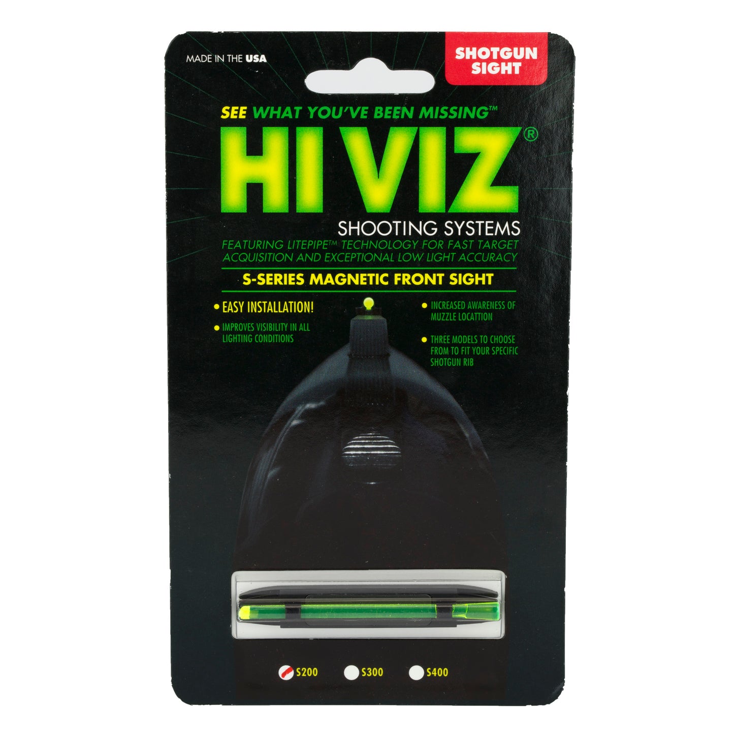 HIVIZ ULTRA NARROW MAGNETIC GRN