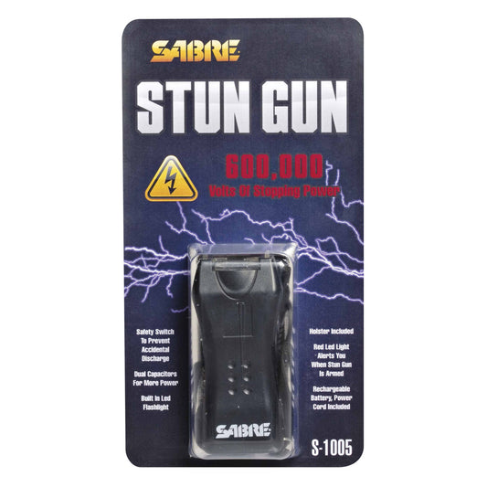 SABRE MINI STUN 600 000 VOLTS BLK