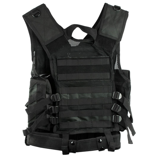 NCSTAR TACTICAL VEST MED-2XL BLK