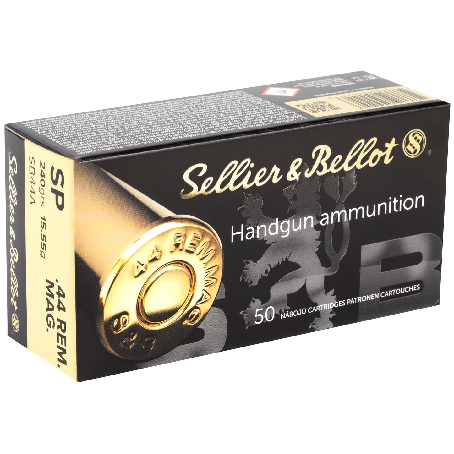 S&B 44MAG 240 SP 600RD CS