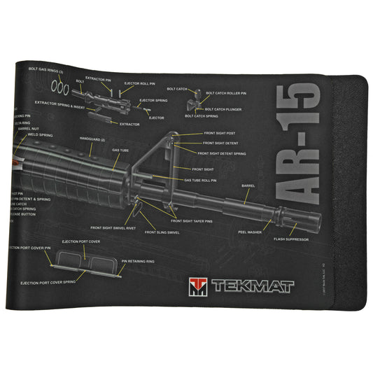 TEKMAT CUTAWAY RIFLE MAT AR15 BLK