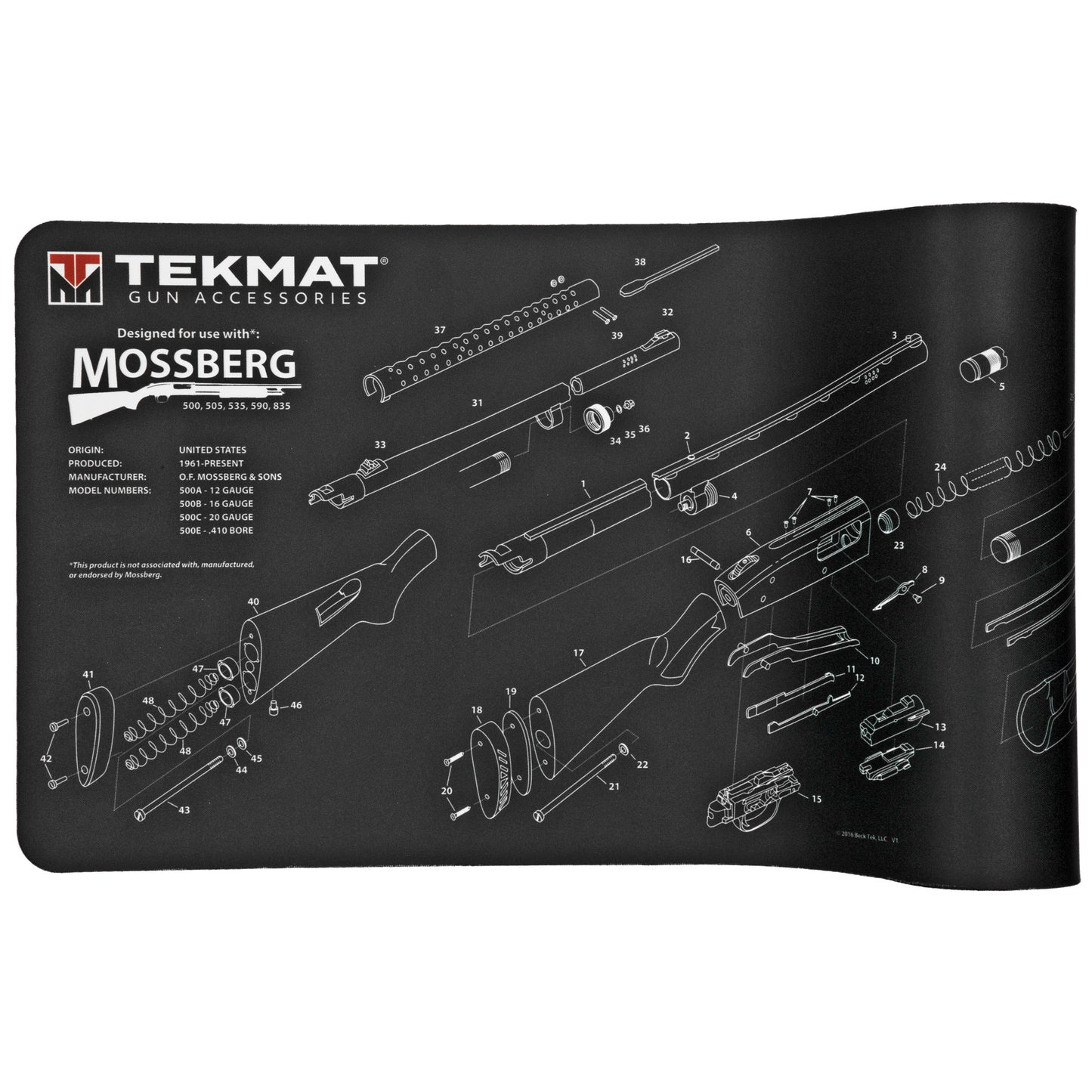 TEKMAT SHOTGUN MAT MOSSBERG PUMP