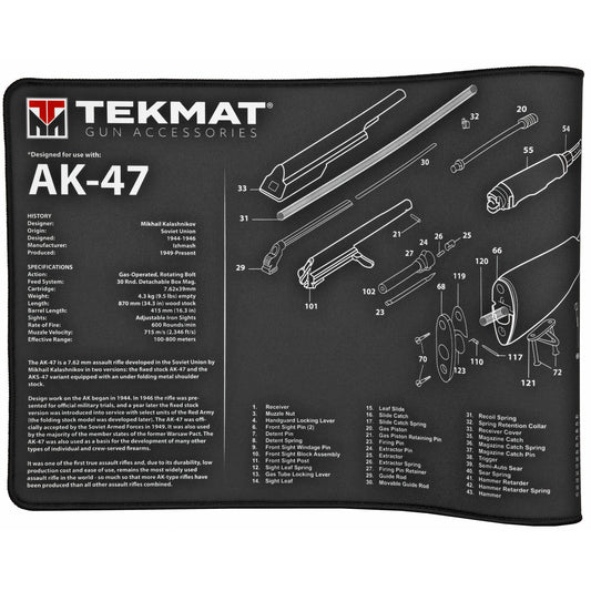 TEKMAT ULTRA RIFLE MAT AK47 BLK