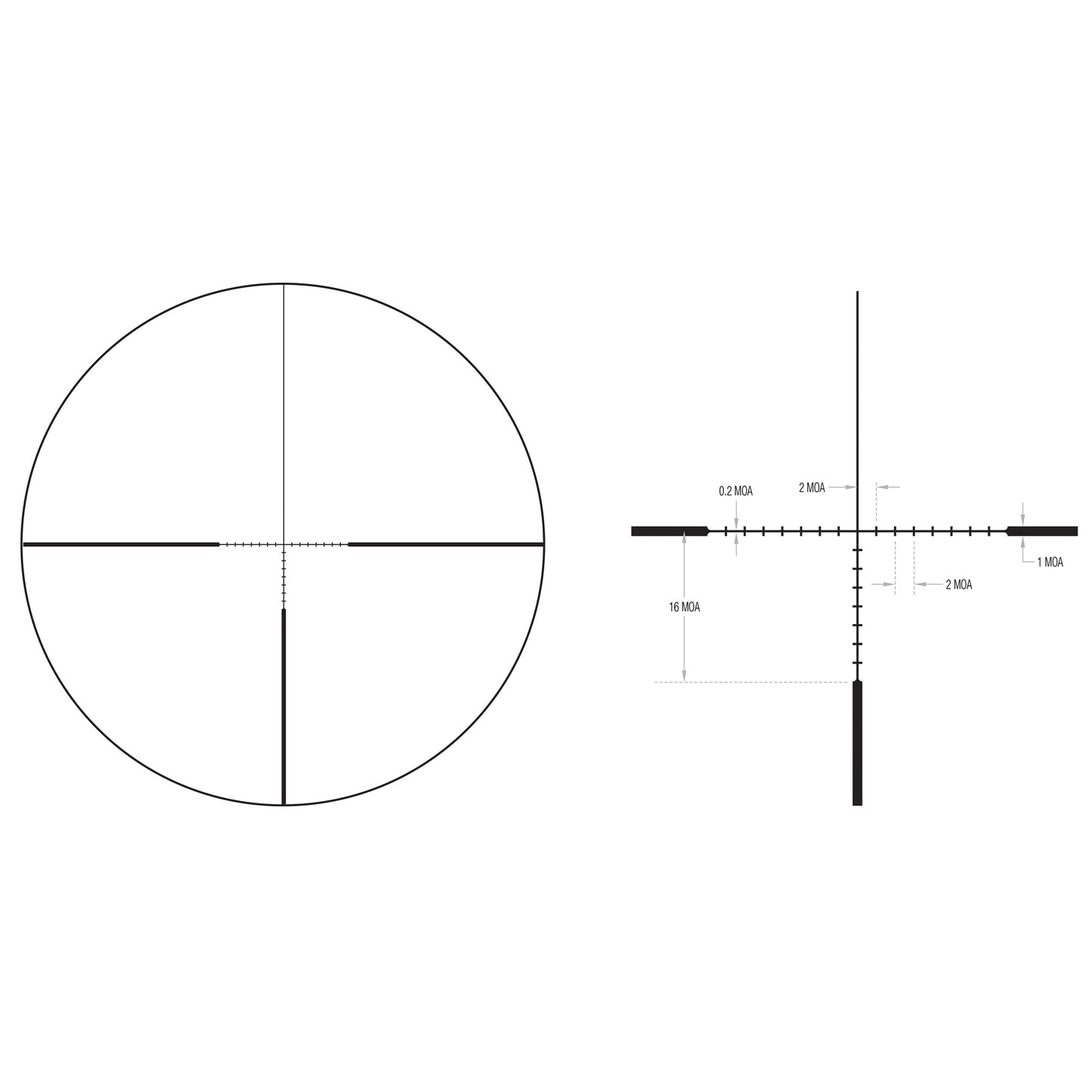 TRIJICON ASCENT 3-12X40 BDC TARGET