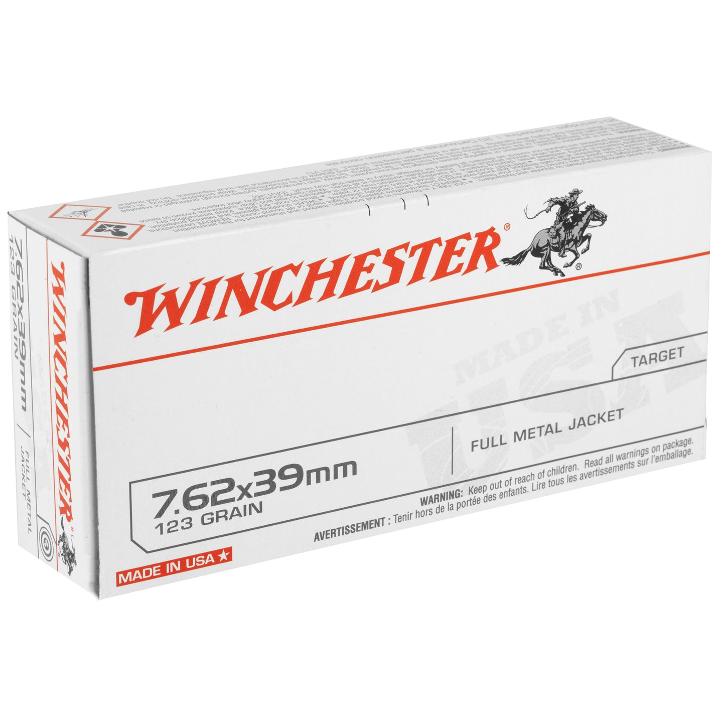 WIN USA 762X39 123GR FMJ 20/200