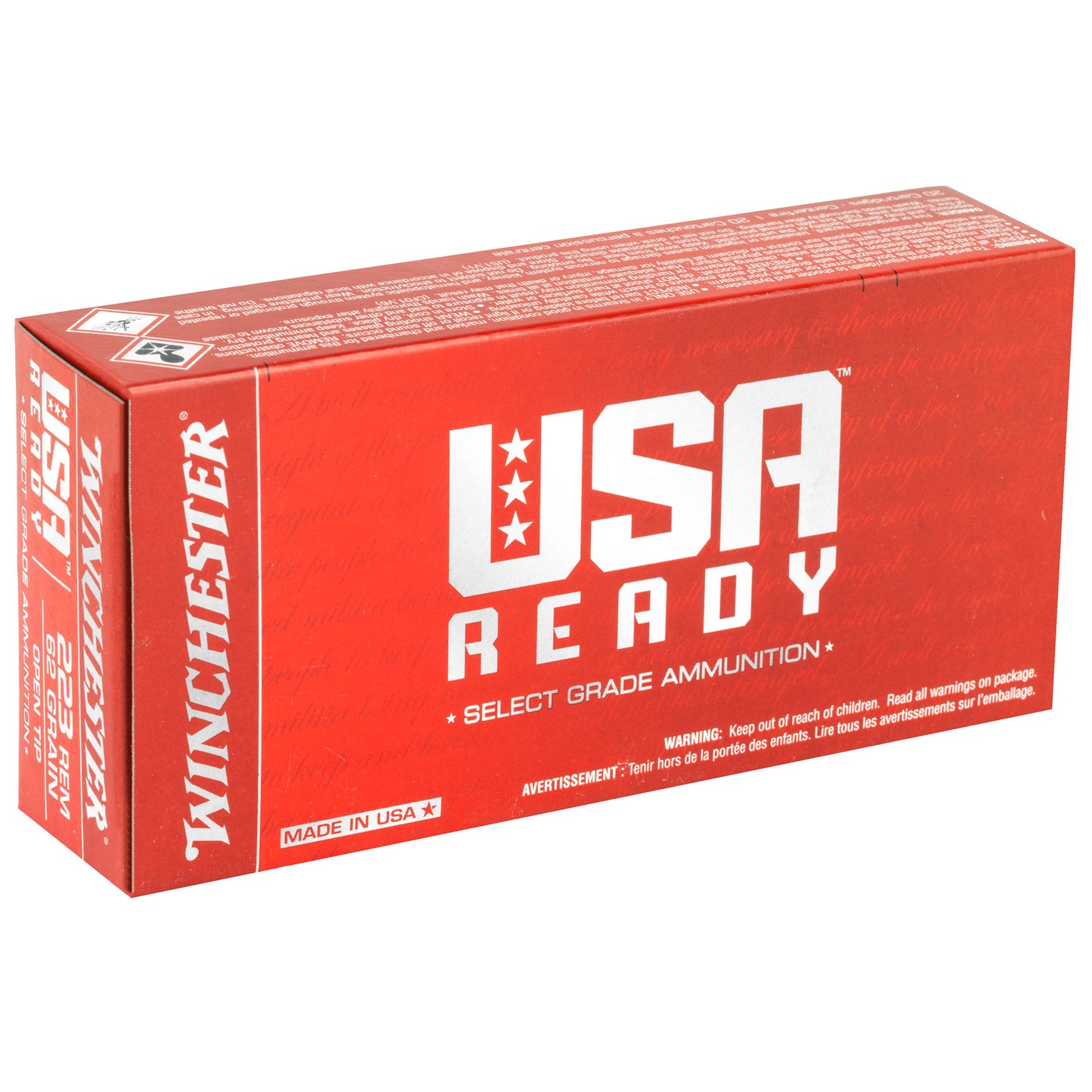 WIN USA RDY 223REM 62GR 20/200