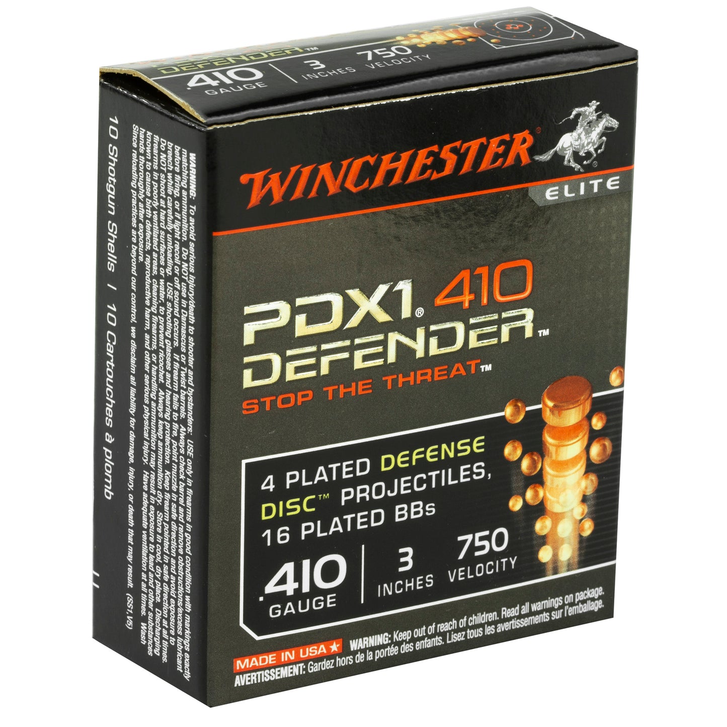 WIN PDX1 410GA 3 3X12 PELLET 10/100