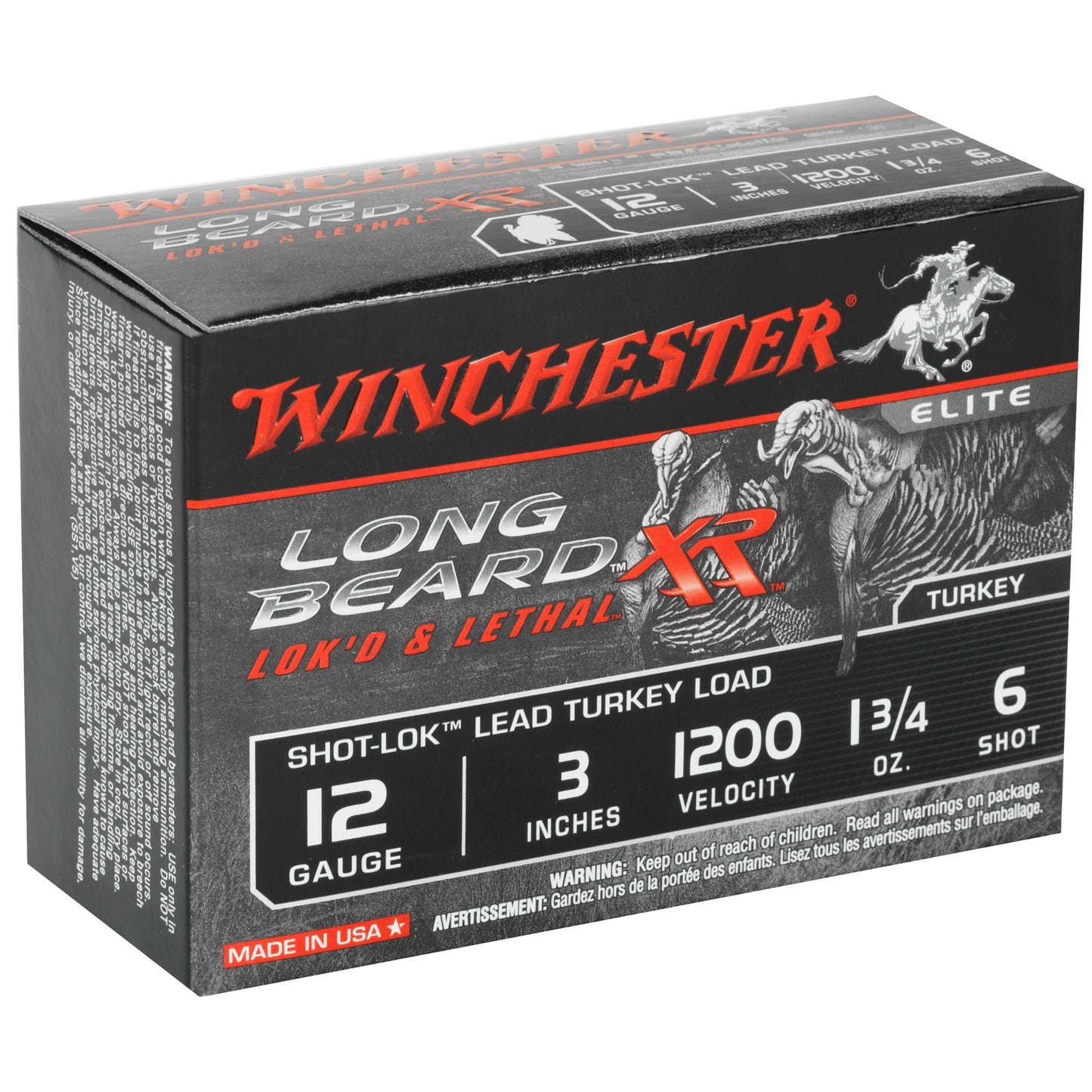 WIN LB XR TRKY 12GA 3 #6 1.75OZ 10/