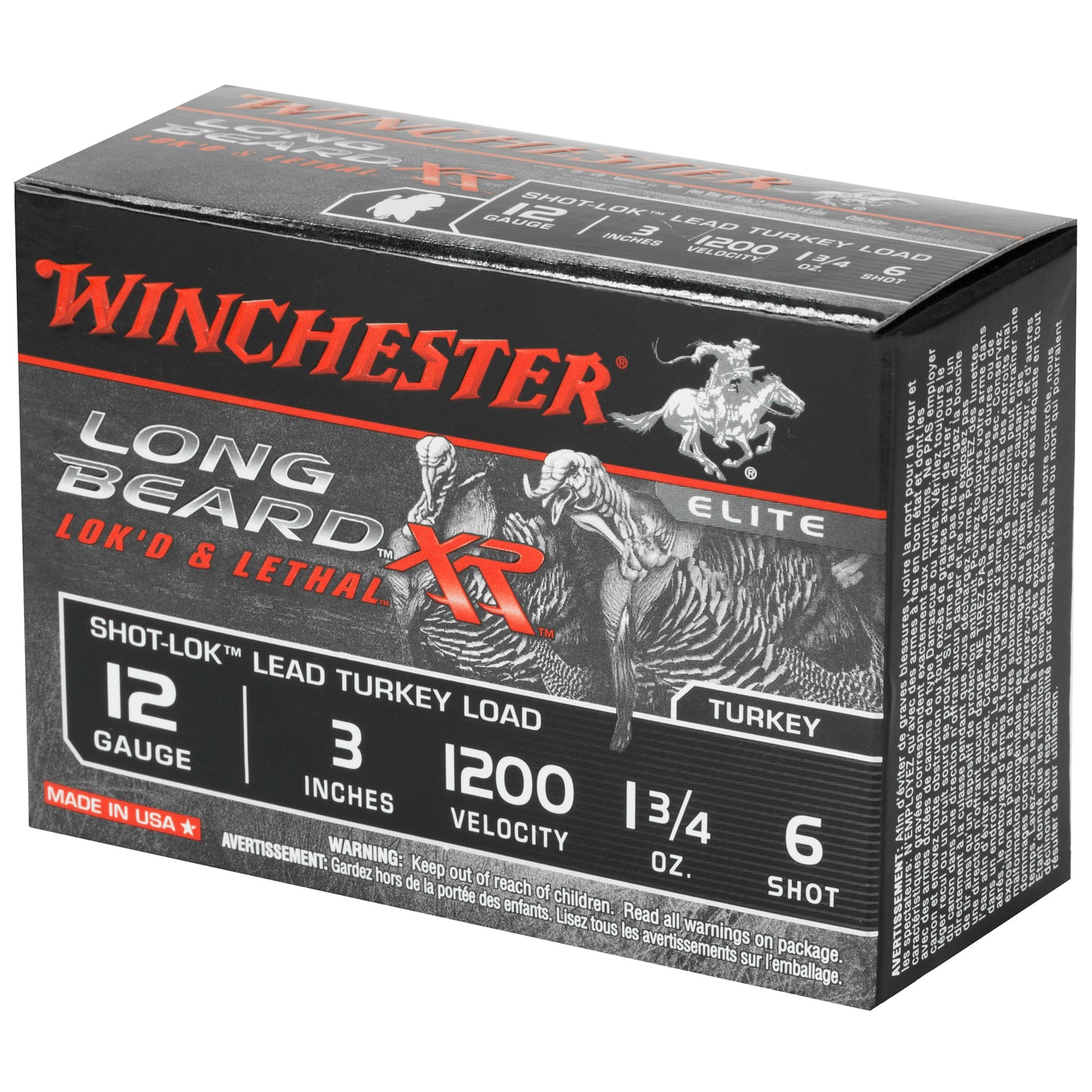 WIN LB XR TRKY 12GA 3 #6 1.75OZ 10/