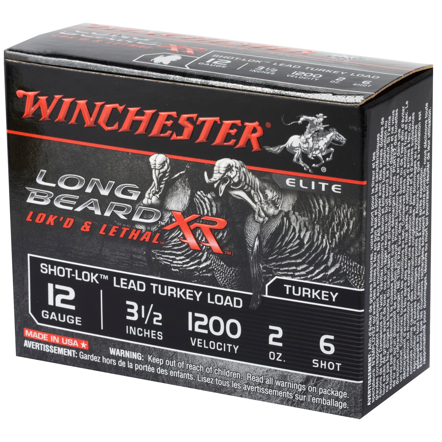 WIN LB XR TRKY 12GA 3.5 #6 2OZ 10/1