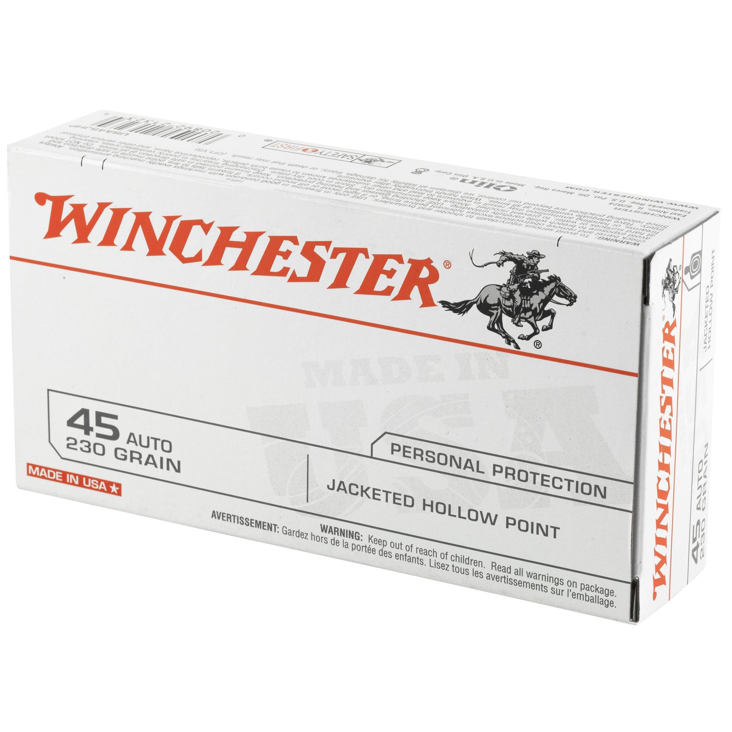 WIN USA 45ACP 230GR JHP 50/500