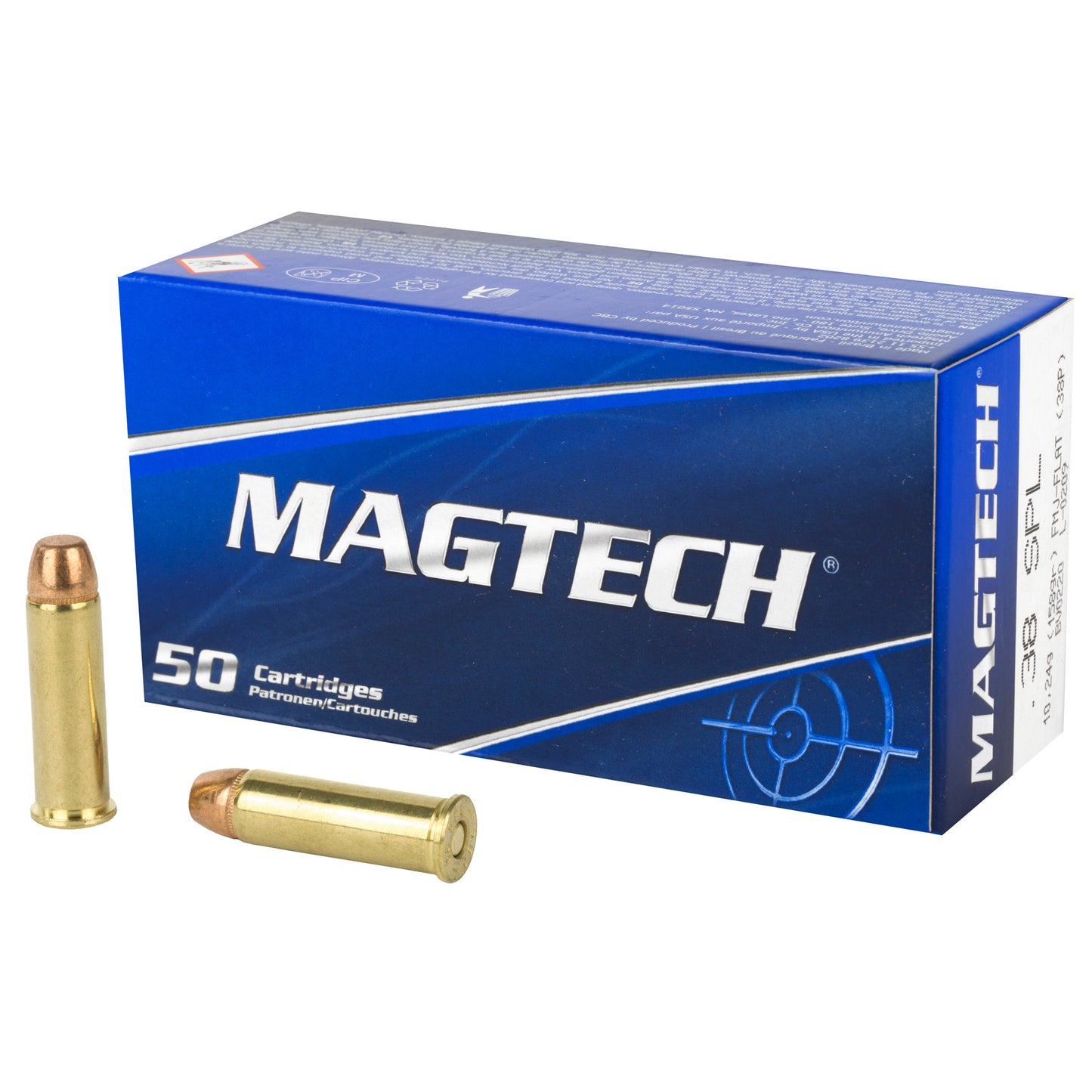 MAGTECH 38SPL 158GR FMJ FLAT 50/1000