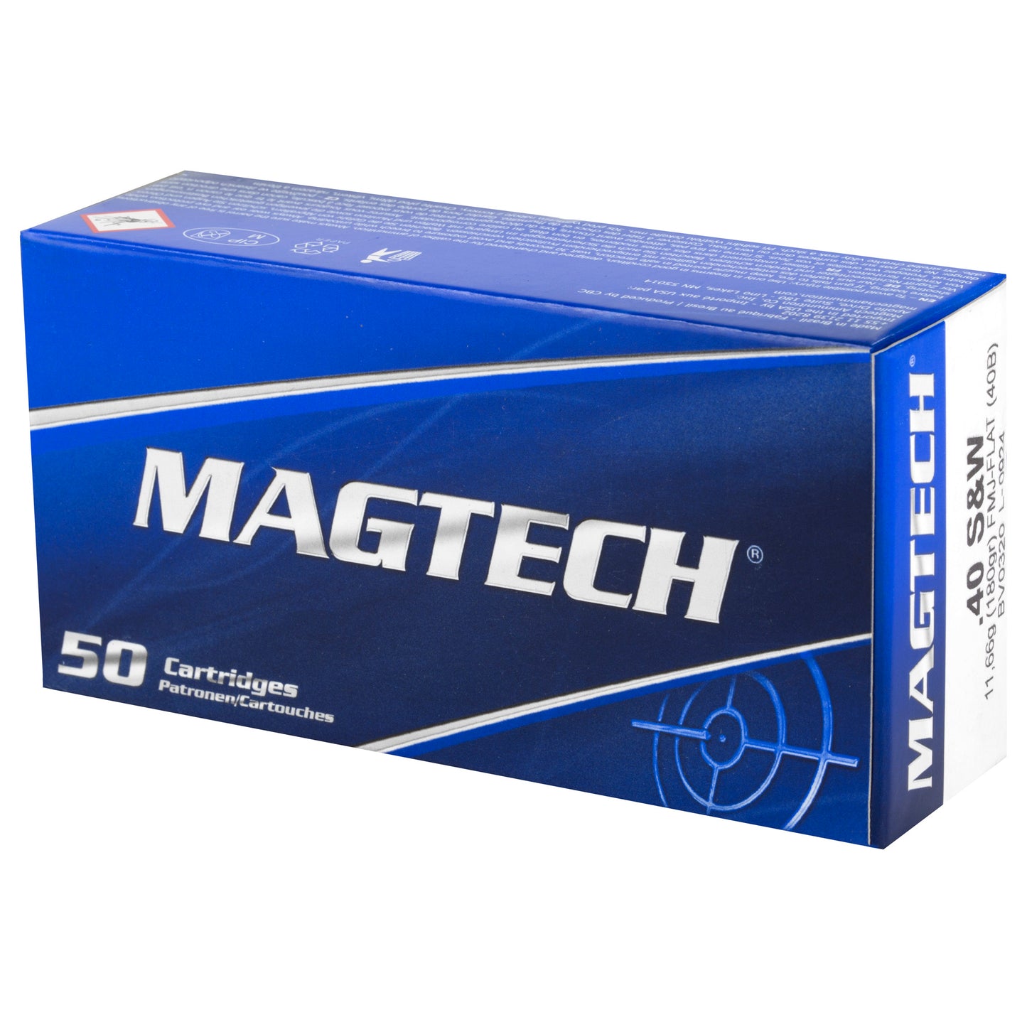 MAGTECH 40S&W 180GR FMJ 50/1000