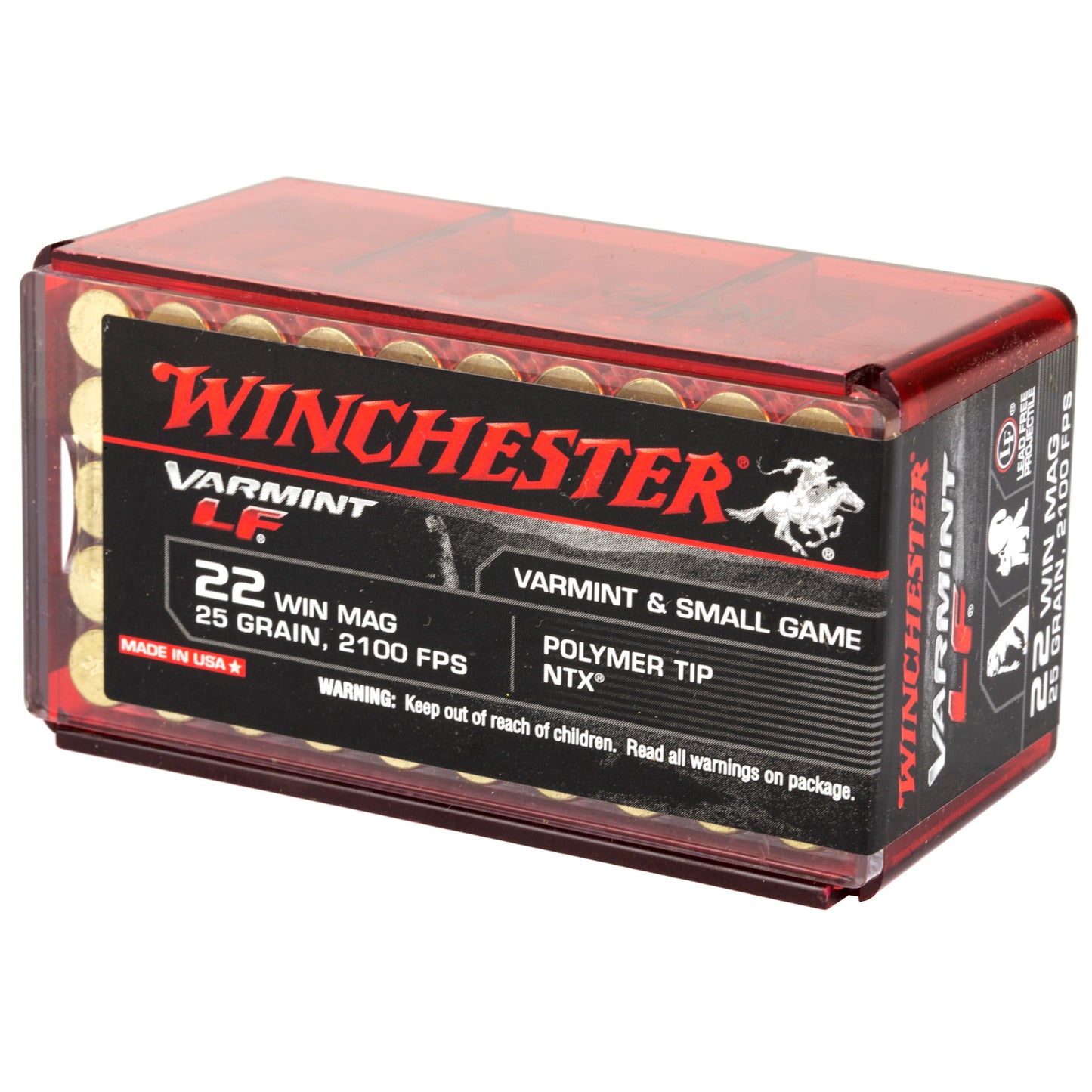 WIN VARMINT LF 22WMR 25GR NTX 50/