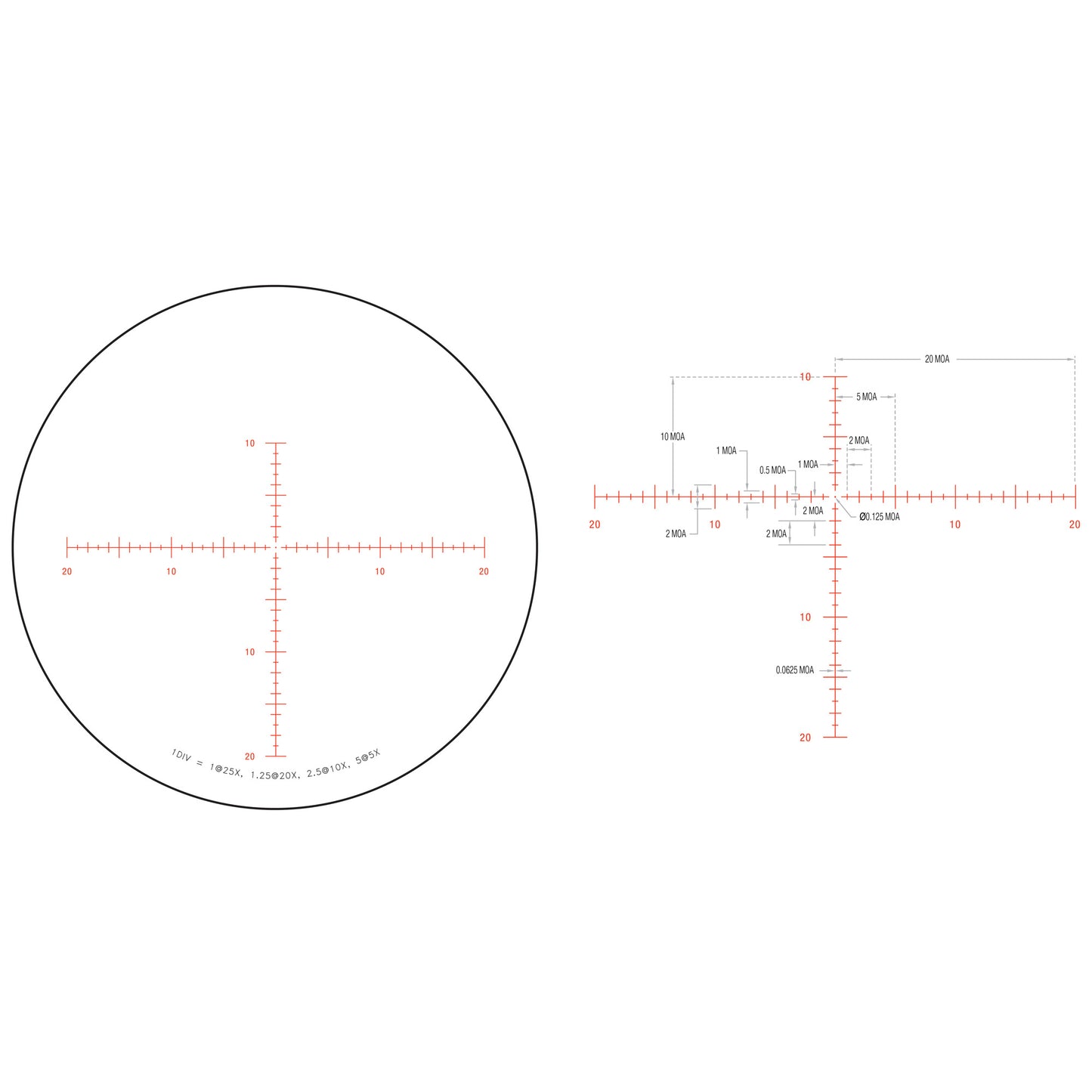 TRIJICON TENMILE HX 5-25X50 SFP MOA