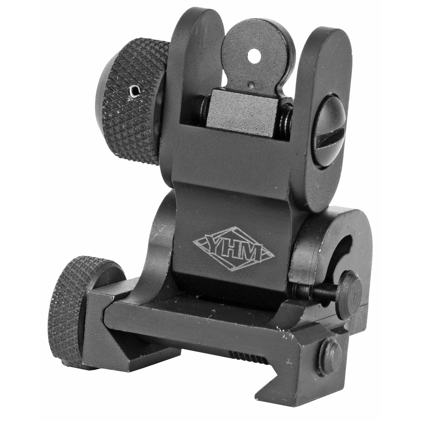 YHM FLIP REAR SIGHT BLK