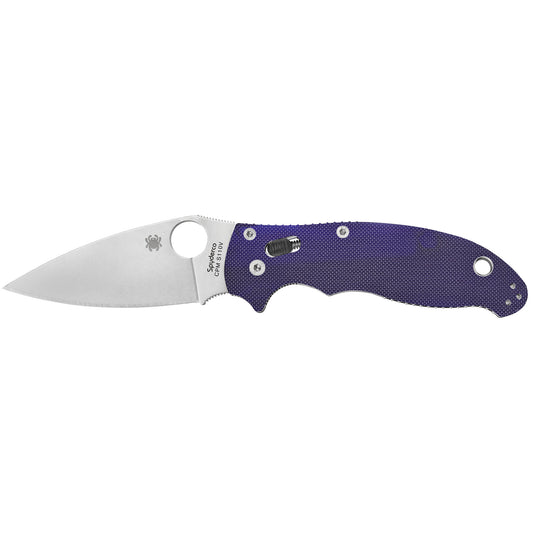 SPYDERCO MANIX 2 G-10 DARK BL 3.375