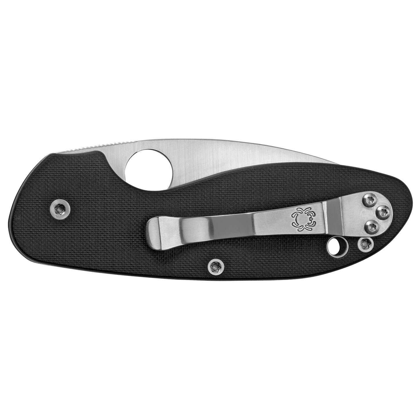 SPYDERCO EFFICIENT G-10 BLACK PLAINE