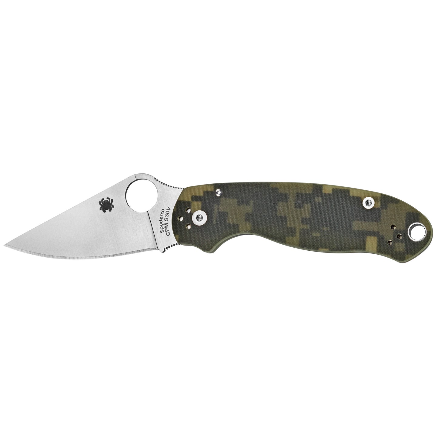 SPYDERCO PARA3 G10 CAMO PLAINEDGE