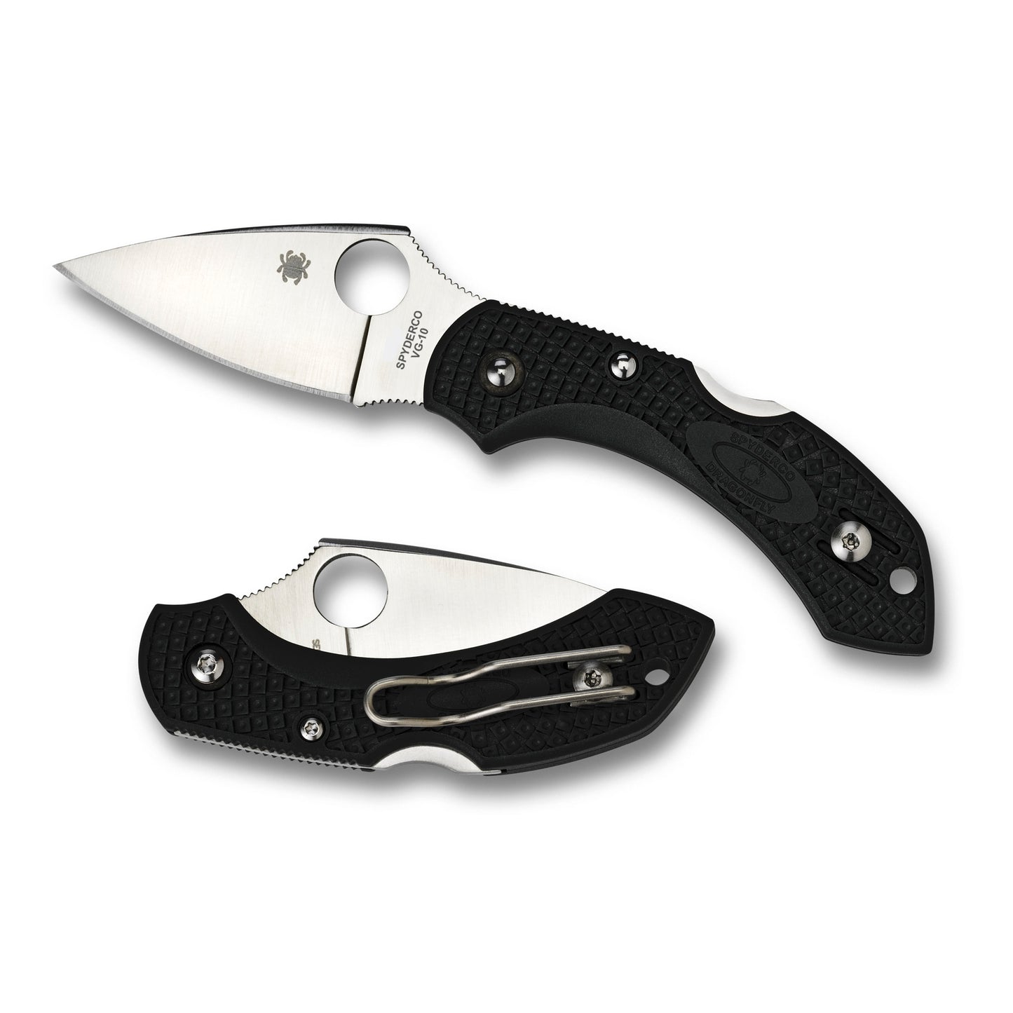 SPYDERCO DRAGONFLY2 BLACK FRN PLAIN