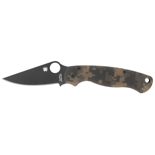 SPYDERCO PARA MILITARY2 CAMO G10 PLN