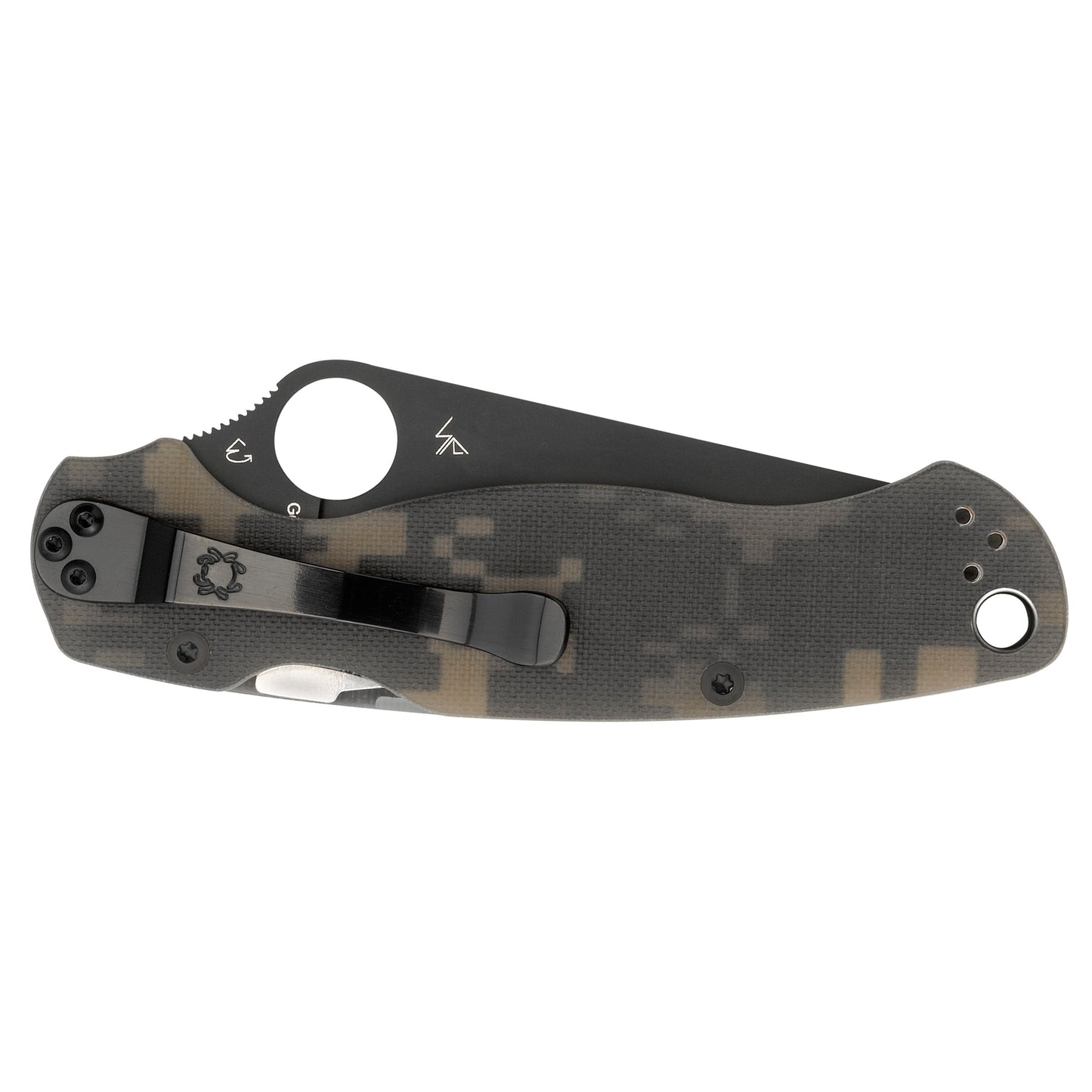 SPYDERCO PARA MILITARY2 CAMO G10 PLN