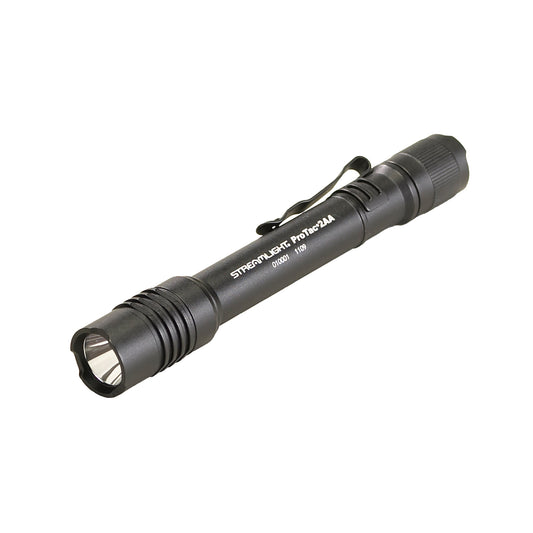 STRMLGHT PROTAC 2AA LED BLK W/HLSTR