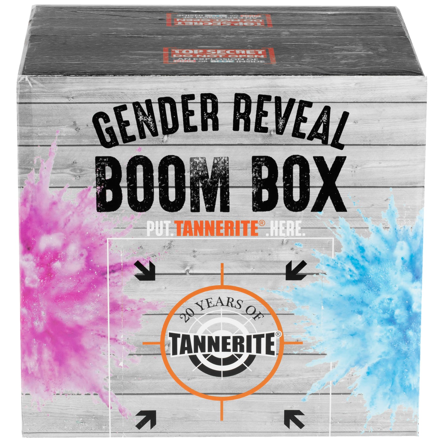 TANNERITE GENDER REVEAL BLUE