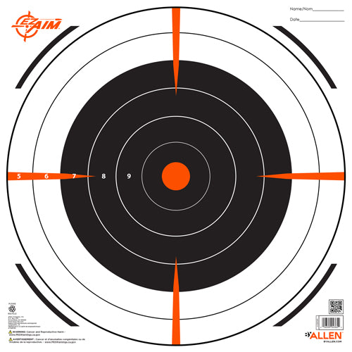 ALLEN EZ AIM BULLSEYE TARGET