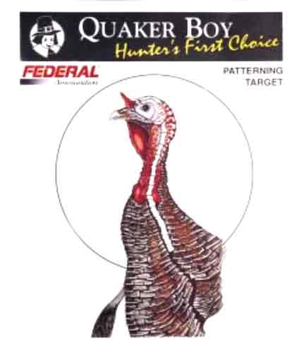 QUAKER BOY PAPER TARGET TURKEY