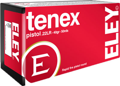 ELEY TENEX PISTOL 22LR 40GR