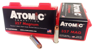 ATOMIC 357 MAG 158GR JHP