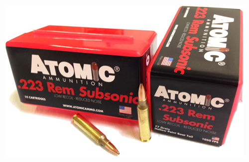 ATOMIC SUBSONIC 223 REM 77GR