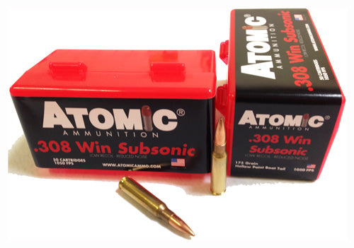 ATOMIC 308 WIN 175GR SUBSONIC