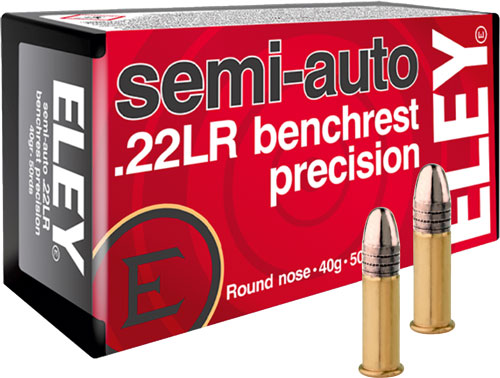 ELEY PRECISION 22LR 40GR SEMI