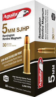 AGUILA 5MM REM MAG 30GR SJHP