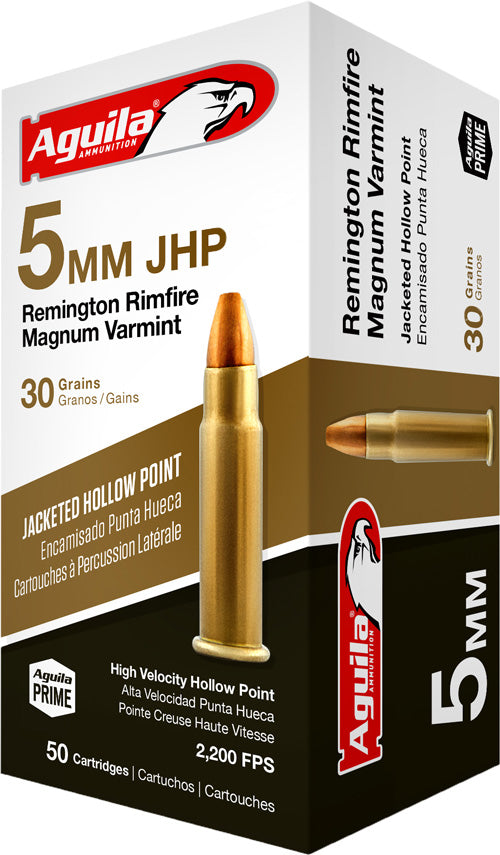 AGUILA 5MM REM MAG 30GR JHP