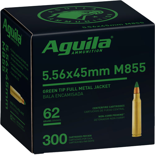 AGUILA 5.56X45 62GR GREEN TIP