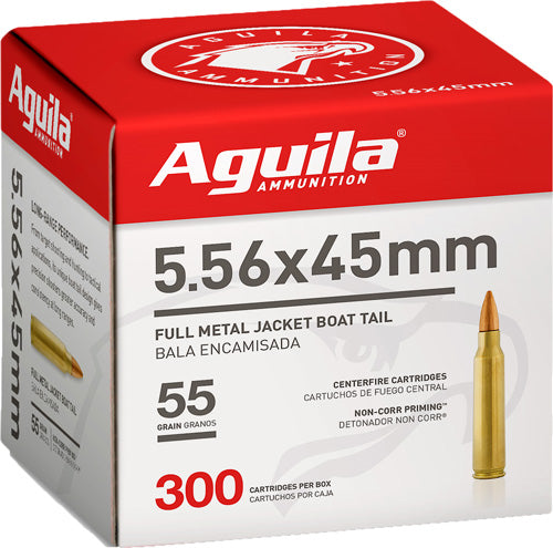 AGUILA 5.56X45 55GR FMJ 300RD