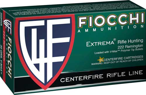 FIOCCHI 222 REM 50GR V-MAX